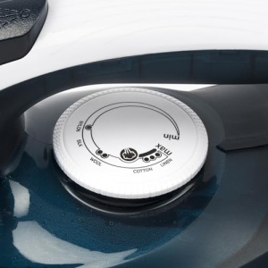 Fier de calcat cu abur Girmi ST05, 2000 W, talpa ceramica, lumina, reglare abur, maner ergonomic, super abur, capacitate 200 ml, curatare automata - Img 7