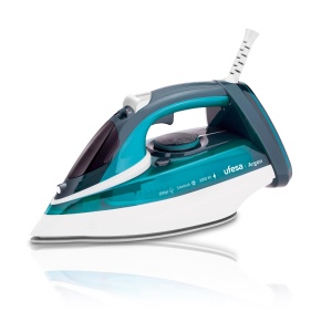 Fier de calcat cu abur Ufesa Argon 3000W, max 200gr si cursa variabila cu abur 0-40gr/min, talpa ceramica, abur sau uscat, sistem triplu anticalcar, anti-picurare - Img 1