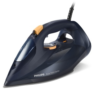 Fier de calcat Philips Azur 7000, 3000W, 55 gmin, AlbastruGalben