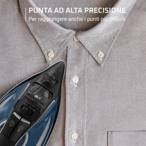 Fier de calcat Rowenta Pro Master, rezultate profesionale, distributie puternica a aburului, varf de inalta precizie, performanta durabila, economie de energie, DW8209F0 - Img 4