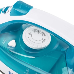 Fier de calcat Tristar ST-8320, 2600W, talpa ceramica, rezervor 370ml, alb-turcoaz - Img 5