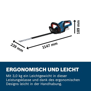 Fierastrau cu acumulator Bosch Professional GHE 18V-60, motor fara perii, capacitate de taiere 20 mm - Img 5