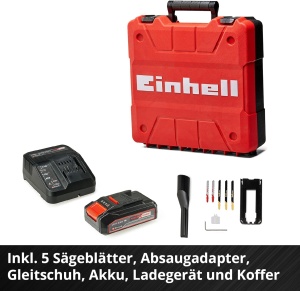 Fierastrau vertical Einhell TC-JS 18 Li 18V Pendelhub 25Ah cu accesorii - Img 5