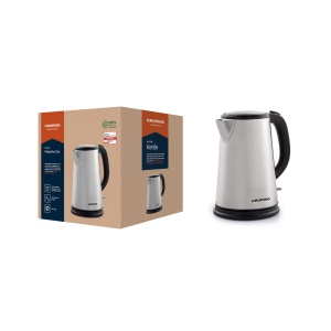 Fierbator apa Grundig WK5620, 2200 W, 1.7 l, inoxnegru