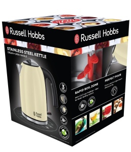 Fierbator apa Russell Hobbs 20415-70, 1.7l, 2400W, inox crem - Img 9