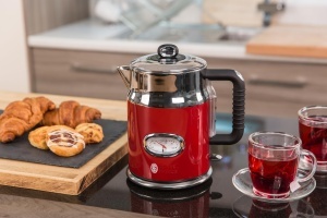 Fierbator apa Russell Hobbs 21670-70, 1.7L, 2400W, Retro Rosu - Img 2