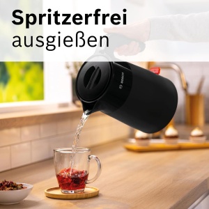 Fierbator de apa Bosch MyMoment TWK2M163, 1.7 L, 2400 W, Negru mat - Img 5