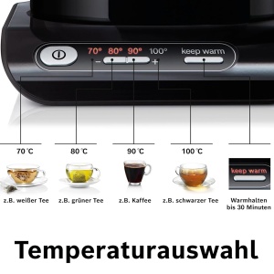 Fierbator de apa Bosch TWK8613P, 1.5 L, 2400 W, negru - Img 5