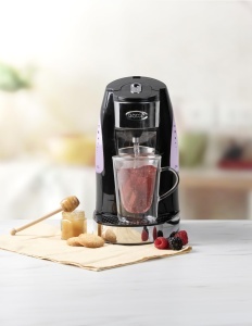 Fierbator de apa DOMO DO482WK My Tea Eco - 1,5L, Negru, 200 ml in 45 secunde - Img 4