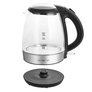Fierbator de apa Emerio WK-125145, 1.2L, 2200W, Borosilikat - Img 3