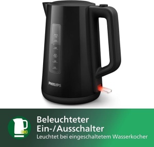 Fierbator de apa Philips HD931820, 1.7 L, negru, cu sistem de siguranta - Img 6