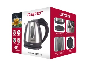 Fierbator electric Beper P101BOL001 1630W Capacitate 12L NegruInox - Img 7