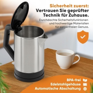Fierbator electric Bomann WKS 3002 CB, 1.5L, 2200W, BPA-free, Negru - Img 5