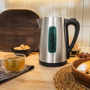 Fierbator electric Cecotec Thermosense 210 Steel 17L 2200W otel inoxidabil baza rotativa 360deg - Img 3