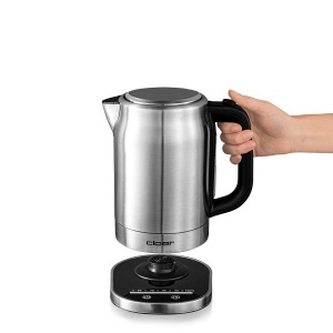 Fierbator electric Cloer 4459, 1.7 L, 2200 W, Inox, LED, Functie mentinere cald - Img 2