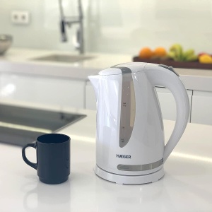 Fierbator electric HAEGER Whiteness, 1.7L, 2200W, alb - Img 2