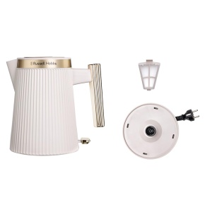 Fierbator electric Russell Hobbs Bronte 26751-70, 1.7L, 2400W, design mat cu accente aurii - Img 8