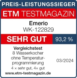 Fierbator EMERIO WK-122829.8, 1.7L, 2200W, Satin - Img 5