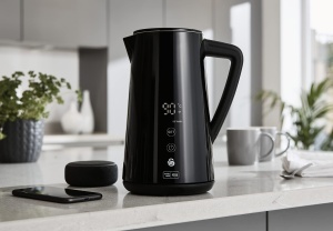 Fierbator inteligent Swan Alexa SK14650BLKNEU, 1,5L, 1800W, negru - Img 2