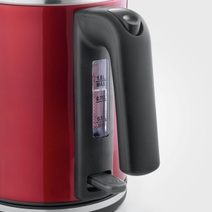 Fierbator SEVERIN 1 L, ceainic electric, filtru de calcar, deschidere XXL, puternic si compact, 100% fara BPA, 2.400 W, otel inoxidabil, rosu, WK 3427 - Img 8