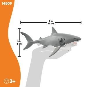Figurina Albina Schleich WILD Life Alb, 18 x 8 x 8 cm - Img 5