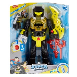 Figurina Batman cu Exo-Anzug Imaginext Fisher-Price, 30 cm, cu lumini si sunete - Img 7