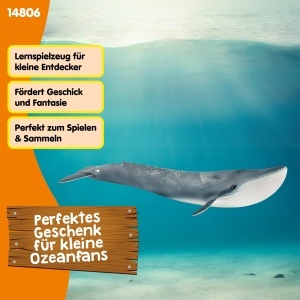 Figurina Blauwal Schleich 14806 27 x 10 x 6 cm Detalii realiste - Img 7