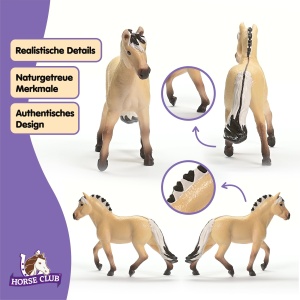 Figurina cal Schleich Horse Club Fjord Stut 13980 4 x 14 x 10 cm - Img 3
