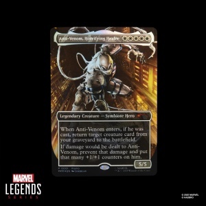 Figurina de actiune Hasbro Marvel Legends Agent Anti-Venom, 15 cm, 14 accesorii - Img 3