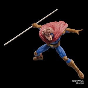 Figurina de actiune Marvel Legends Gambit, 15 cm, premium, cu accesorii - Img 6