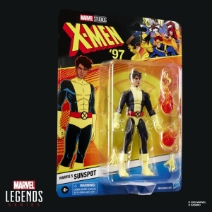 Figurina de actiune Marvel Sunspot Hasbro X-Men 97, 15 cm, 4 accesorii - Img 10