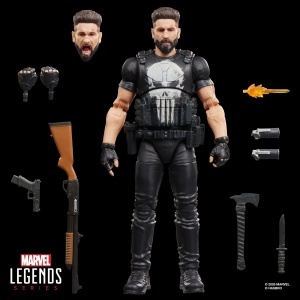 Figurina de actiune Punisher Marvel Legends, 15 cm, 10 accesorii, design premium - Img 8