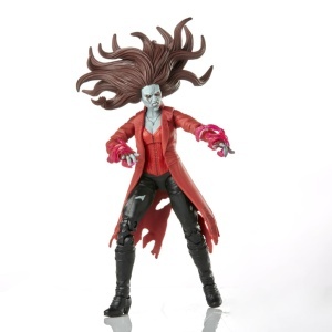 Figurina de colectie Hasbro Marvel Legends Scarlet Witch Zombie, 15 cm, 2 accesorii - Img 5