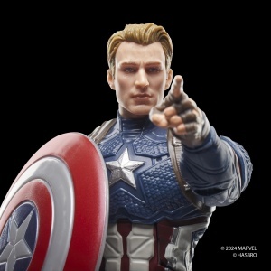 Figurina de colectie Marvel Legends Captain America 15 cm, Avengers Endgame, cu accesorii - Img 3