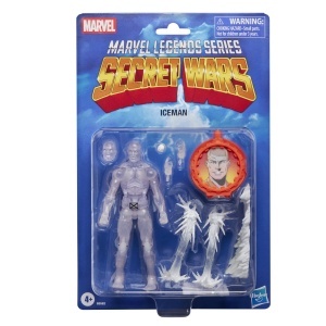 Figurina de colectie Marvel Legends Ice Man, 15 cm, design retro
