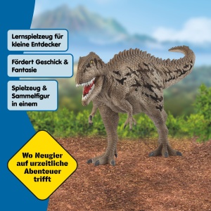Figurina de colectie Schleich Carcharodontosaurus 15048, 8 x 33 x 13 cm, detalii realiste - Img 3