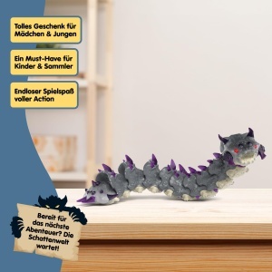 Figurina de colectie Schleich ELDRADOR Schattenwurm 70830, 5 x 26 x 4 cm, pentru copii de la 7 ani - Img 8