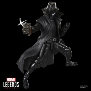 Figurina de colectie Spider-Man Noir Hasbro 15 cm, design premium, 6 accesorii - Img 5