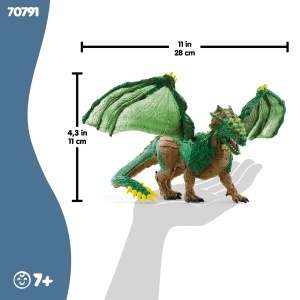 Figurina Dschungeldrache Schleich 70791 28 x 17 x 11 cm pentru copii de la 7 ani - Img 6