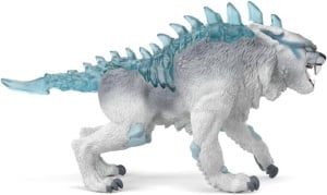 Figurina Eisluchs Schleich 70856, 16 x 6 x 9 cm, Gletscherblau si Schneewei - Img 7