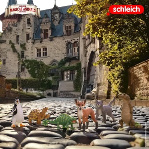 Figurina Krokodil Rick Schleich 5 x 9 x 6 cm Design Detaliat - Img 8
