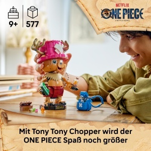 Figurina LEGO ONE PIECE Tony Tony Chopper 75643, 19 cm, cu accesorii - Img 2