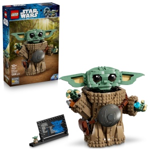 Figurina LEGO Star Wars Grogu 75446, 1200 piese, cu detalii autentice