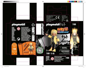 Figurina PLAYMOBIL Naruto 71100 Rikudou Sennin, detalii autentice, pentru copii peste 5 ani - Img 6