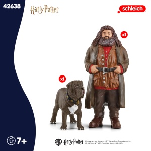 Figurina Rubeus Hagrid si Fang Schleich 42638 Detalii realiste Cadou ideal - Img 5