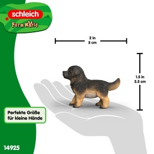 Figurina Schleich Caine Ciobanesc German Pui 5 x 2 x 4 cm - Img 5