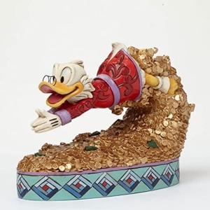 Figurina Scrooge McDuck Disney Traditions 12,5 cm, detalii handpainted