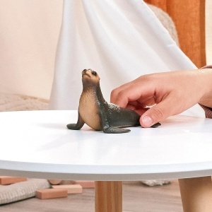Figurina Seelowe Schleich 14933, 11 x 10 x 7 cm, Detalii Realiste - Img 3