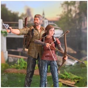 Figurine Action PlayStation Joel si Ellie, 15.2 cm, 19 accesorii - Img 9