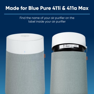 Filtru de aer Blueair Blue Pure 411 Max, AllergenBlock, pentru alergii, compatibil cu 411i Max si 411a Max - Img 2